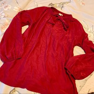 Lucky Brand Silk Blouse NWOT